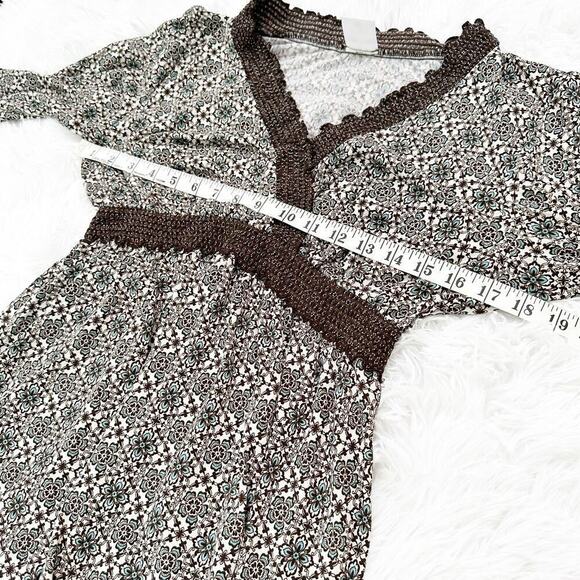 Motherhood Maternity Boho Stretch Blouse Top Size Medium - Picture 5 of 7